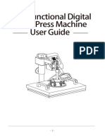 Functional Digital Heat Press Machine User Guide