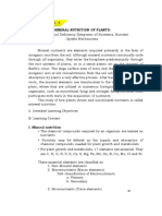 Module 4 MINERAL NUTRITION OF PLANTS