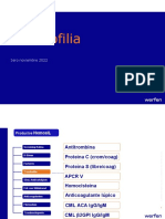 Solución Werfen para Trombofilia y SAF