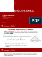 Presentación - (Estimaciones Por Intervalos de Confianza) Estadística Inferencial