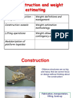 Construction and Weight