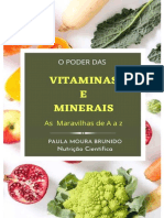 Vitaminas e Minerais - As Maravilhas de A A Z - Paula Moura Nutrição Científica