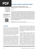 Modern Integrated Anaesthesia Workstation