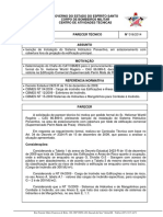 Parecer Ténico 16 - 2014 - Isenção de Instalação Do Sistema Hidráulico Preventivo em Estacionamento