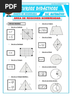 Área de Regiones Sombreadas: Fórmulas Principales