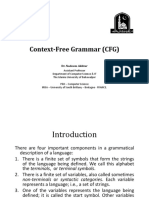 Context Free Grammar CFG