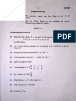 Karnataka 2nd PUC Mathematics Question Paper 2022