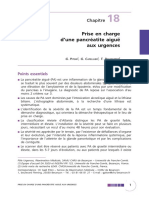 Prise en Charge D'une Pancréatite Aiguë Aux Urgences: Chapitre