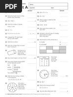 Entry Test A: Schofield & Sims Mental Arithmetic