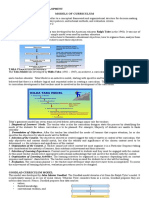 Models of Curriculum