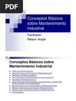 Conceptos Basicos de Mantenimiento Industrial