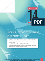 Chapter 14 Indices Exponentials and Logarithms Part 2