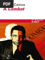 À Combat . Éditoriaux Et Articles (1944-1947) by Albert Camus (Camus, Albert)