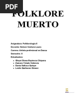 Folklore Muerto Tacna