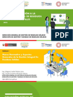 Curso Inducción A La Gestion de Residuos Solidos Municipales