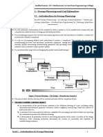 PPCE - 8793 - Unit I - Introduction To Process Planning