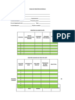 Tablas de Registros Generales