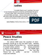 Lesson 5A Peace Studies