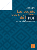 Les Secrets Des Cinq Piliers de Lislam (Sharani (Sharani) )