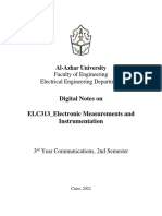 ELC313 Measurements Part 01