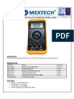 Instrukcja Obsługi Multimetru M92A