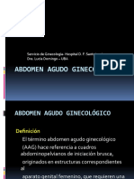 Abdomen Agudo Ginecológico Dra Domingo