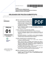 Instituto Aocp 2022 PC Go Delegado de Policia Substituto Prova