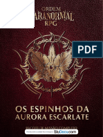 Ordem Paranormal RPG Os Espinhos Da Aurora Escarlate