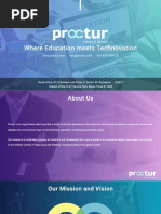 Proctur - Pocket Classroom - Company Profile