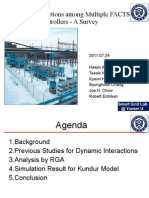 Dynamic Interactions Among Multiple FACTS Controllers - A Survey