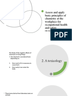 Assess and Apply Basic Principles of Chemistry