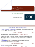 Laplace Transforms Part II