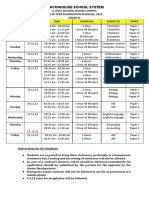 MID YEAR TIMETABLE-11s - 2022-23