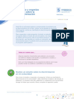 2 - Recojo y Organizo Datos Sobre La Discriminación