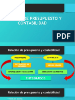 Relacion Del Presupuesto Con La Contabilidad y El Plan Contable G.