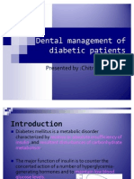 Dental Management of Diabetic Patients