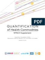 Quantification of Health Commodities 6-11-16 3