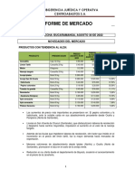 Informe de Mercado Agosto 30 de 2022