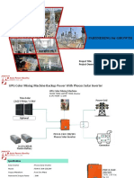 UPG, Color Mixing Machine Backup Power With Phocos Solar Inverter