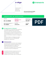 Transavia Seat Confirmation Mohamed Elmehdi SAIDI