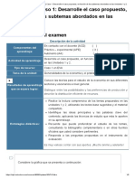 Examen - (APEB1-15%) Caso 1 - Desarrolle El Caso Propuesto, en Función de Los Subtemas Abordados en Las Unidades 1 y 2