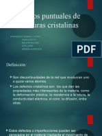 Defectos Puntuales de Estructuras Cristalinas