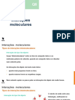 Tipos de Interações Moleculares PDF