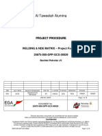 000 GPP GCX 00029 Welding and NDT Matrix