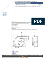 NUM CNC Mill Program Example With G45 Pocket Milling G81 G84 G87 - Helman CNC