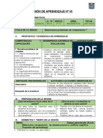 Sesión #05 Matematica (Resolvemos Problemas de Comparación 1)