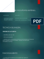 Técnicas de Microfonia Estéreo