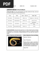 LABORATORY EXERCISE Annelida Merged