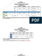 Horario Exámenes Tercer Trimestre 2022-1