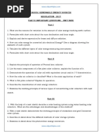 ORO551 Renewable Energy Sources Part B Important Questions